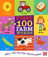 Book Cover for First 100 Farm Words by Villie Karabatzia