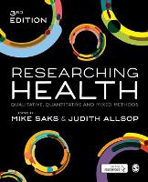 Book Cover for Researching Health by Mike (University of Suffolk, UK) Saks