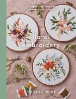 Book Cover for Floral Embroidery by Teagan Sturmer