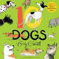 Book Cover for 10 Dogs by Emily Gravett