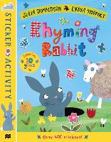 Book Cover for The Rhyming Rabbit Sticker Book by Julia Donaldson