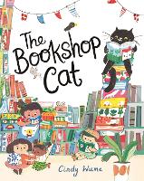 Book Cover for The Bookshop Cat by Cindy Wume