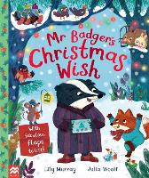 Book Cover for Mr Badger's Christmas Wish by Lily Murray