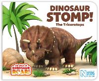Book Cover for Dinosaur Stomp! The Triceratops by Peter Curtis, Jeanne Willis