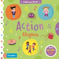 Book Cover for Action Rhymes by Campbell Books