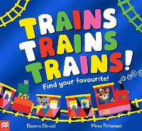 Book Cover for Trains Trains Trains! by Donna David