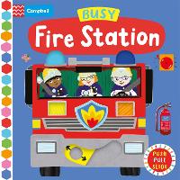 Book Cover for Busy Fire Station by Rebecca Finn