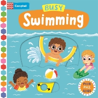 Book Cover for Busy Swimming by Campbell Books
