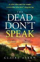 Book Cover for The Dead Don't Speak by Claire Askew