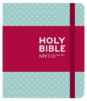 Book Cover for NIV Journalling Mint Polka Dot Cloth Bible by New International Version