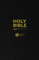 Book Cover for NIV Larger Print Black Leather Bible by New International Version