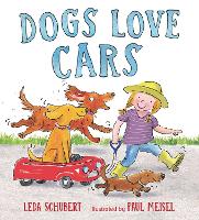 Book Cover for Dogs Love Cars by Leda Schubert