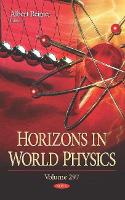 Book Cover for Horizons in World Physics. Volume 297 by Albert Reimer