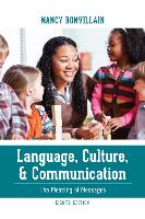 Book Cover for Language, Culture, and Communication by Nancy Bonvillain