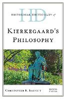 Book Cover for Historical Dictionary of Kierkegaard's Philosophy by Christopher B. Barnett