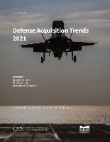 Book Cover for Defense Acquisition Trends 2021 by Gregory Sanders, Won Joon Jang, Alexander Holderness