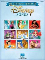 Book Cover for The Illustrated Treasury of Disney Songs by Hal Leonard Publishing Corporation