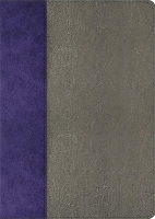 Book Cover for The Jeremiah Study Bible, NKJV: Gray and Purple LeatherLuxe Limited Edition by Dr. David Jeremiah