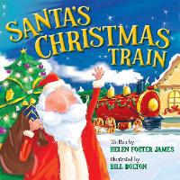 Book Cover for Santa's Christmas Train by Helen Foster James