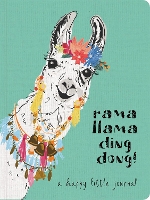 Book Cover for Rama Llama Ding Dong Textured Paperback Journal by Ellie Claire