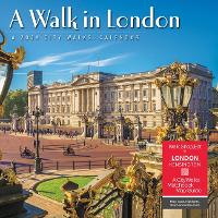 Book Cover for A Walk in London 2024 12 X 12 Wall Calendar by Willow Creek Press