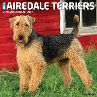 Book Cover for Just Airedale Terriers 2024 12 X 12 Wall Calendar by Willow Creek Press