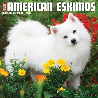 Book Cover for Just American Eskimos 2024 12 X 12 Wall Calendar by Willow Creek Press