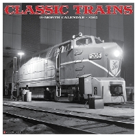 Book Cover for Classic Trains 2024 12 X 12 Wall Calendar by Willow Creek Press
