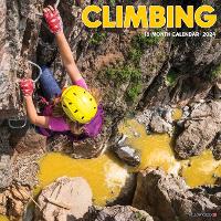 Book Cover for Climbing 2024 12 X 12 Wall Calendar by Willow Creek Press