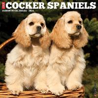 Book Cover for Just Cocker Spaniels 2024 12 X 12 Wall Calendar by Willow Creek Press