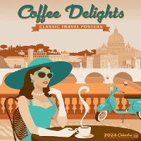 Book Cover for Coffee Delights 2024 12 X 12 Wall Calendar by Anderson Design Group