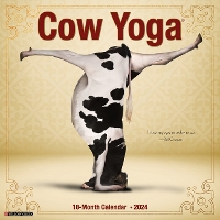 Book Cover for Cow Yoga 2024 12 X 12 Wall Calendar by Willow Creek Press