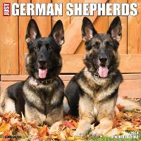 Book Cover for Just German Shepherds 2024 12 X 12 Wall Calendar by Willow Creek Press