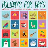 Book Cover for Holidays for Days 2024 12 X 12 Wall Calendar by Willow Creek Press