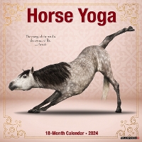 Book Cover for Horse Yoga 2024 12 X 12 Wall Calendar by Willow Creek Press