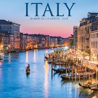 Book Cover for Italy 2024 12 X 12 Wall Calendar by Willow Creek Press