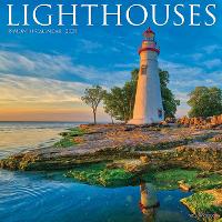 Book Cover for Lighthouses 2024 12 X 12 Wall Calendar by Willow Creek Press