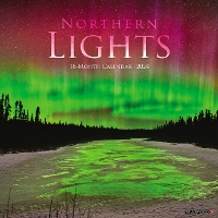 Book Cover for Northern Lights 2024 12 X 12 Wall Calendar by Willow Creek Press