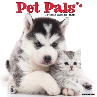 Book Cover for Pet Pals 2024 12 X 12 Wall Calendar by Willow Creek Press