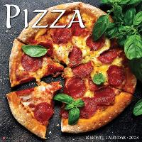 Book Cover for Pizza 2024 12 X 12 Wall Calendar by Willow Creek Press