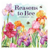 Book Cover for Reasons to Bee 2024 12 X 12 Wall Calendar by Willow Creek Press