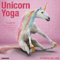 Book Cover for Unicorn Yoga 2024 12 X 12 Wall Calendar by Willow Creek Press