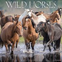 Book Cover for Wild Horses 2024 12 X 12 Wall Calendar by Willow Creek Press