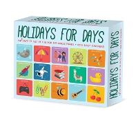 Book Cover for Holidays for Days 2024 6.2 X 5.4 Box Calendar by Willow Creek Press