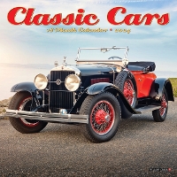 Book Cover for Classic Cars 2024 7 X 7 Mini Wall Calendar by Willow Creek Press