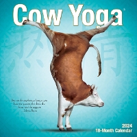 Book Cover for Cow Yoga 2024 7 X 7 Mini Wall Calendar by Willow Creek Press