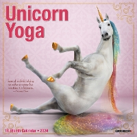 Book Cover for Unicorn Yoga 2024 7 X 7 Mini Wall Calendar by Willow Creek Press