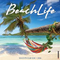 Book Cover for Beach Life 2024 12 X 12 Wall Calendar by Willow Creek Press