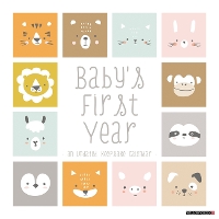 Book Cover for 2025 Baby's First Year Undated Wall Calendar by Willow Creek Press