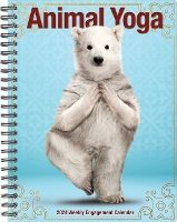 Book Cover for Animal Yoga 2024 6.5 X 8.5 Engagement Calendar by Willow Creek Press
